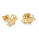 gold bee earring 
