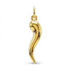 [group: small] Gold Italian Horn Pendant 