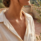 [group: small] Gold Italian Horn Pendant 