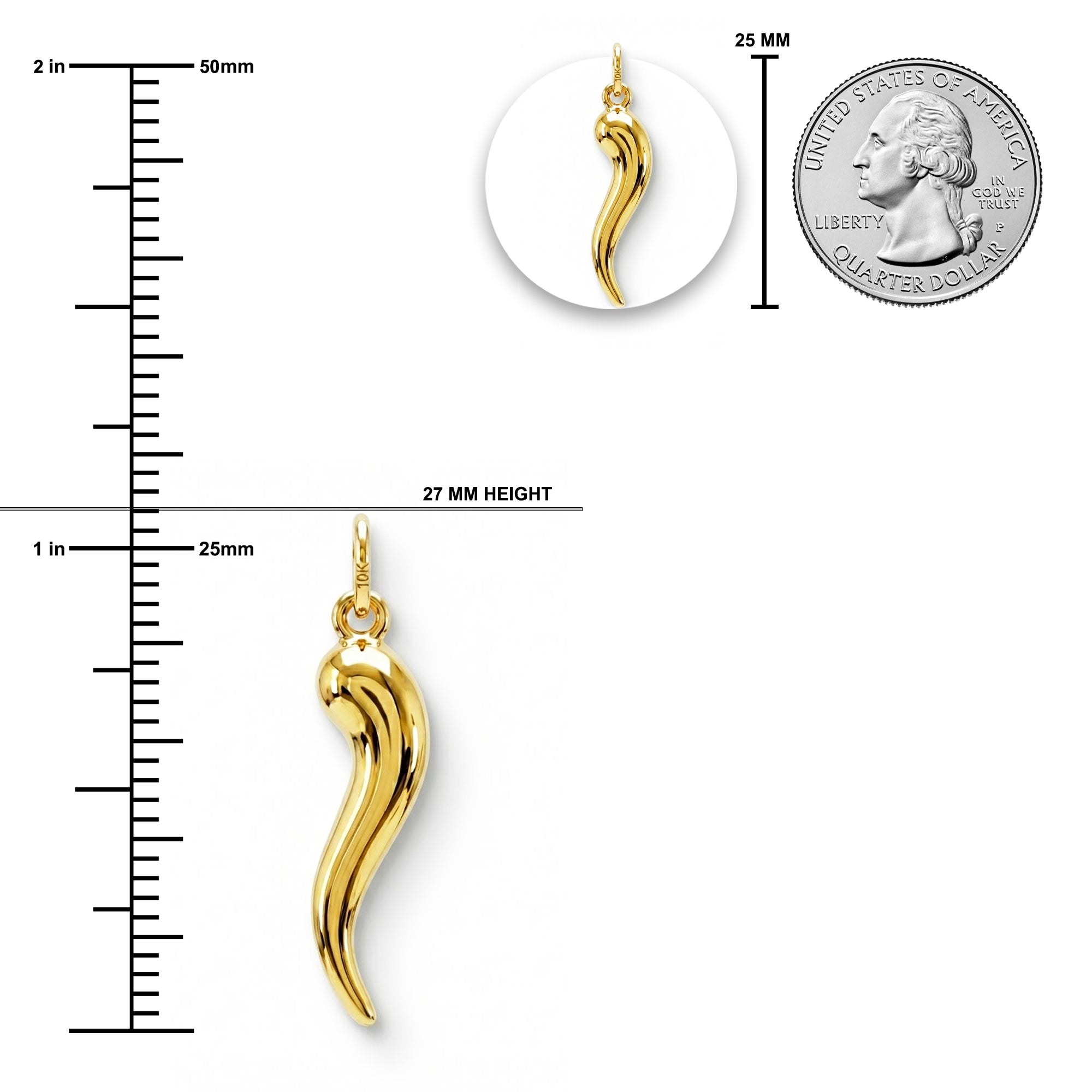 [group:small] Gold Italian Horn