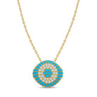 gold evil eye necklace 