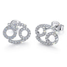 [group: silver-cancer] Silver cancer zodiac earring 