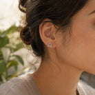 [group: silver-libra] silver libra zodiac earrings