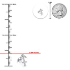 [group: silver-sagittarius] silver sagittarius zodiac earring 
