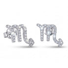 [group: silver-scorpio] Silver scorpio zodiac earrings 