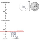 [group: silver-scorpio] Silver scorpio zodiac earrings 