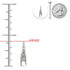 [group:silver-small] Mano Cornuto Necklace