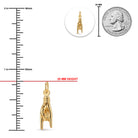 [group: small] Gold Mano Cornuto Pendant