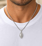 Silver Football Pendant