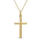[group: gold-plated-small] Gold Cross Pendant Necklace