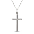 [group: silver-large] silver cross necklace 