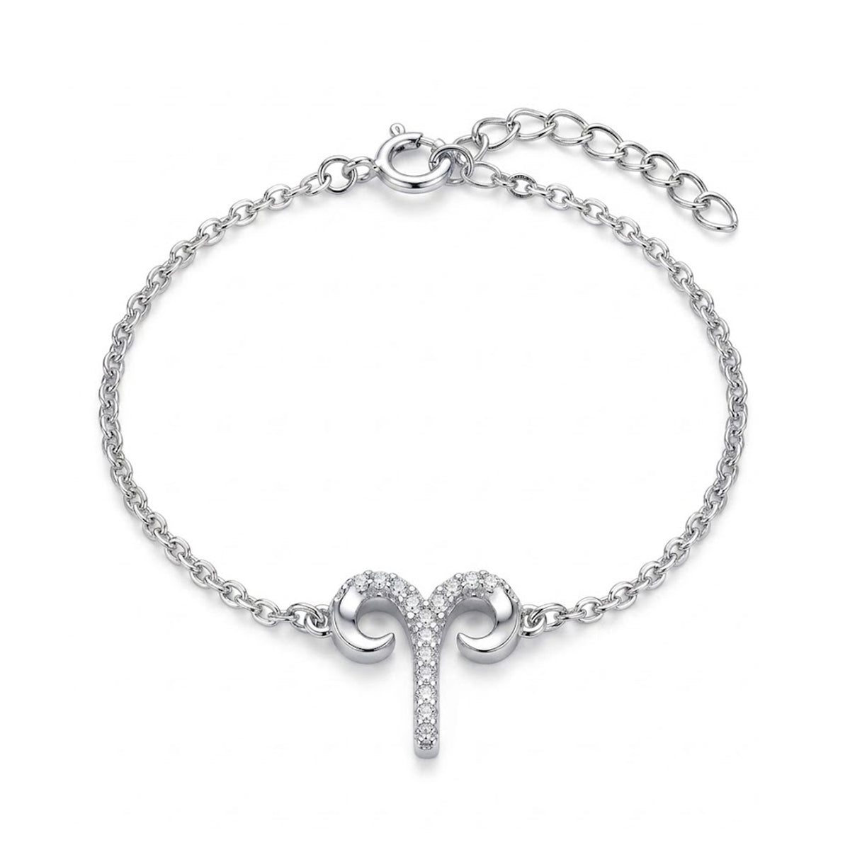 [group: ari] silver aries bracelet