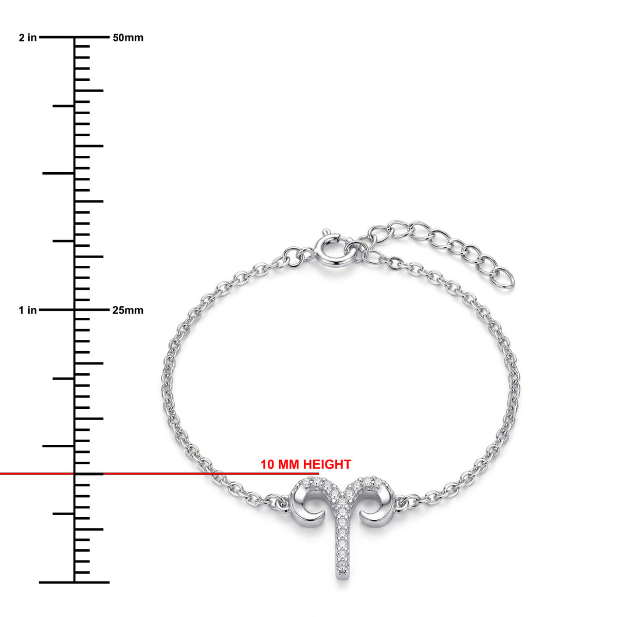 [group: ari] silver aries bracelet