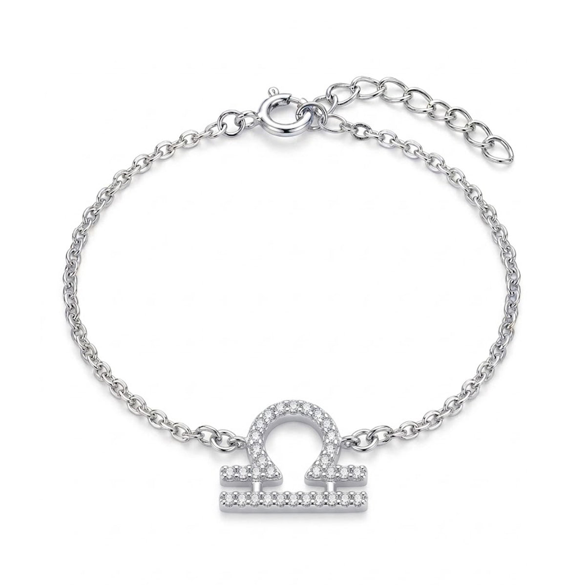 [group: lib] silver libra bracelet