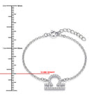 [group: lib] silver libra bracelet