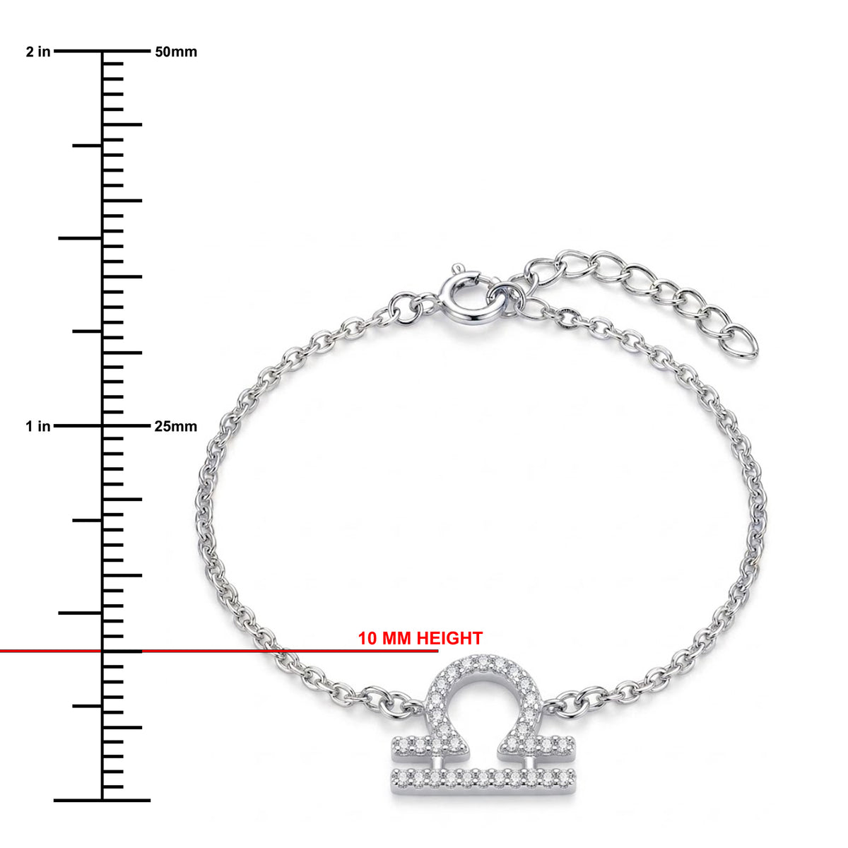 [group: lib] silver libra bracelet