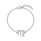 [group: vir] silver virgo bracelet