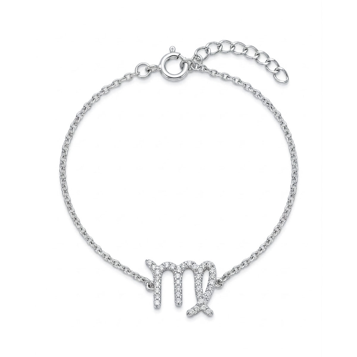 [group: vir] silver virgo bracelet