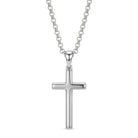 silver cross necklace 