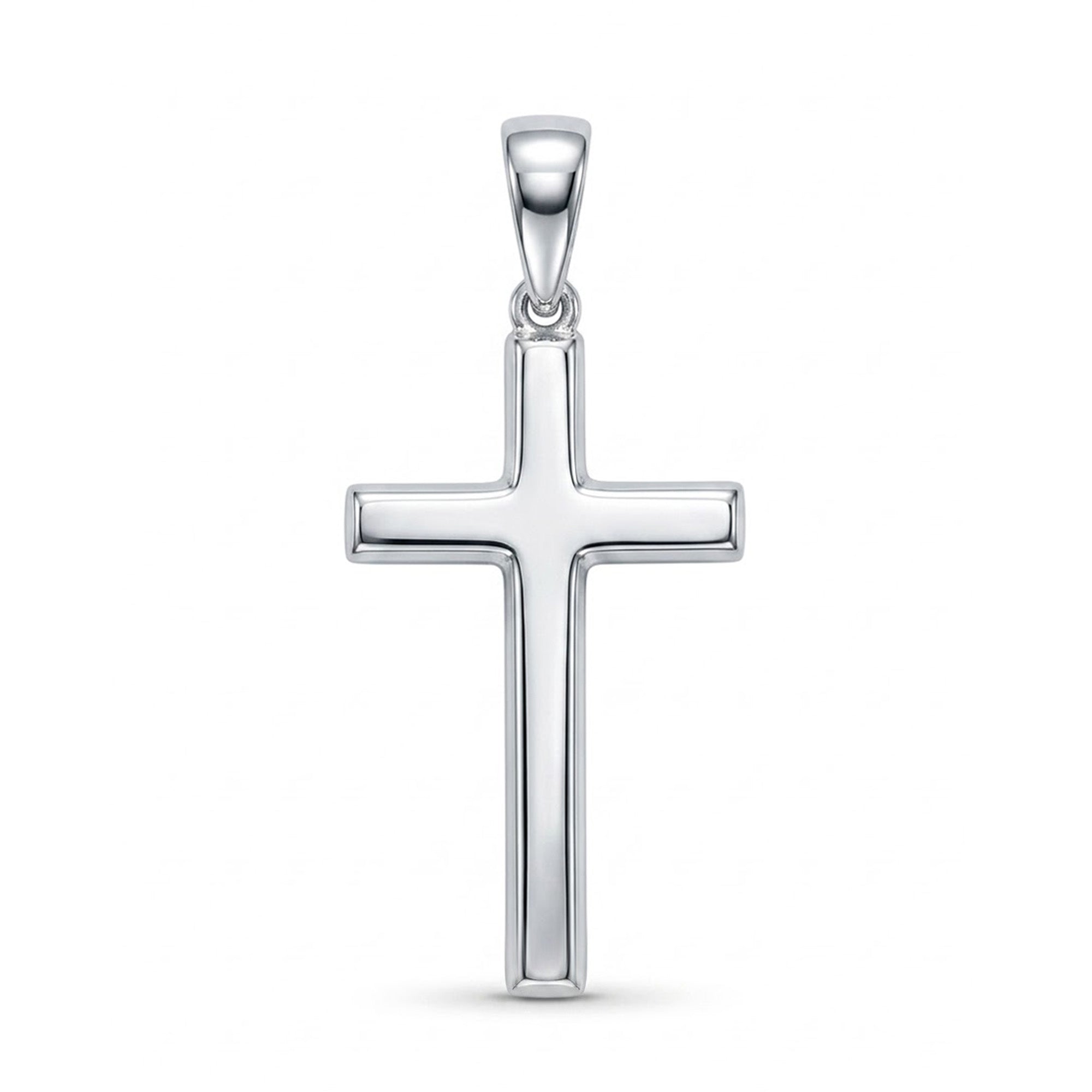 silver cross pendant 