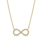 [group:gp] infinity necklace with cz stones 