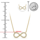 [group:gp] infinity necklace with cz stones 
