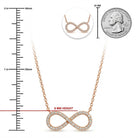 [group:rg] infinity necklace with cz stones 