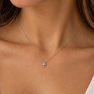 Silver Mushroom Necklace