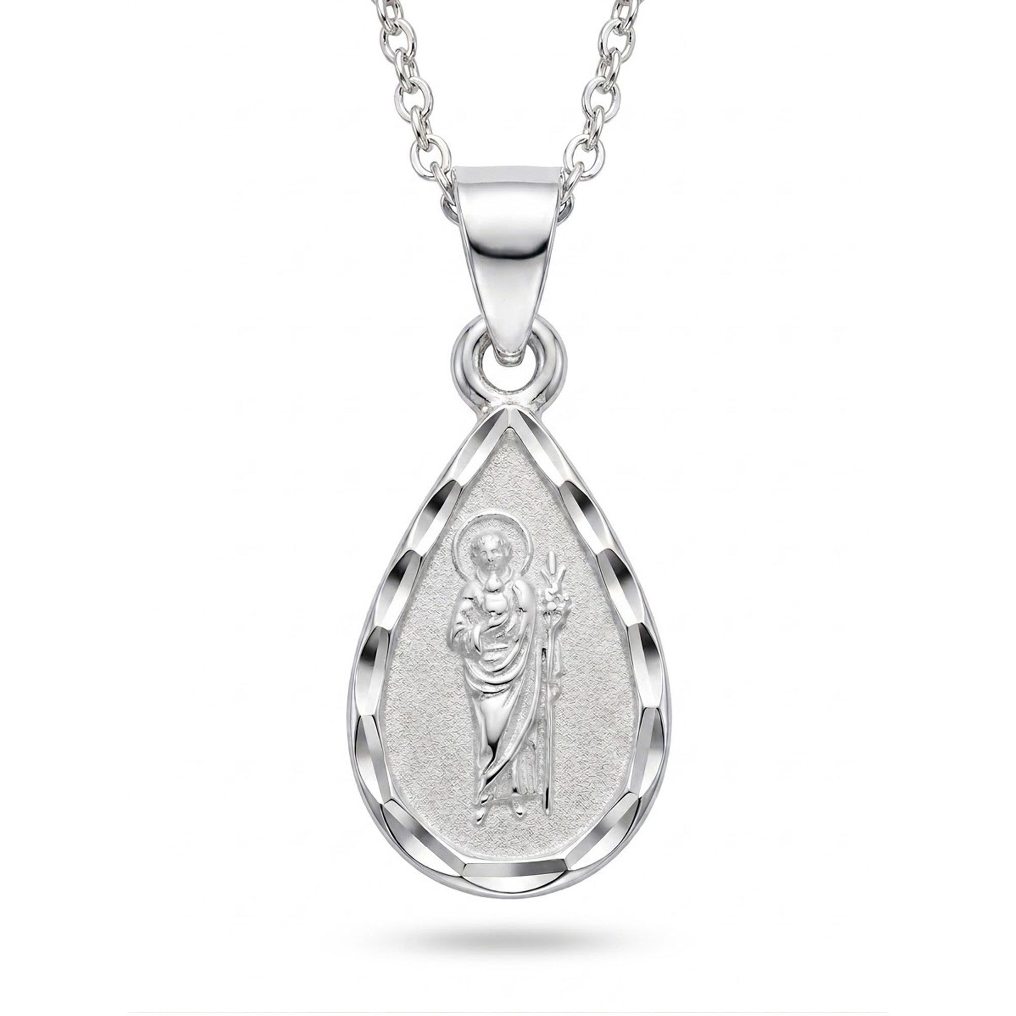 Silver Saint Jude Pendant 