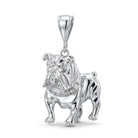 silver bulldog pendant