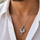 Silver Rooster Pendant