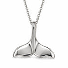 Silver Whale Tail Necklace