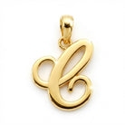 [group:c-10k-gold] Initial C Gold Pendant 