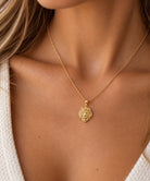 [group: large] Gold Lion's Head Pendant