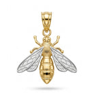 Gold Wasp Bee Pendant