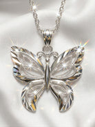 Silver butterfly Necklace 