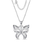 Silver butterfly Necklace 