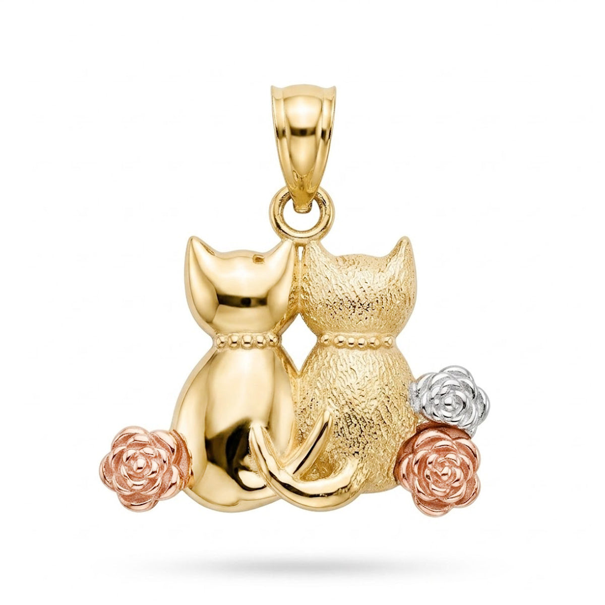 gold cat pendant 