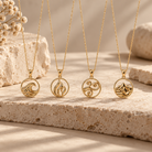 Gold Nature Element Pendant