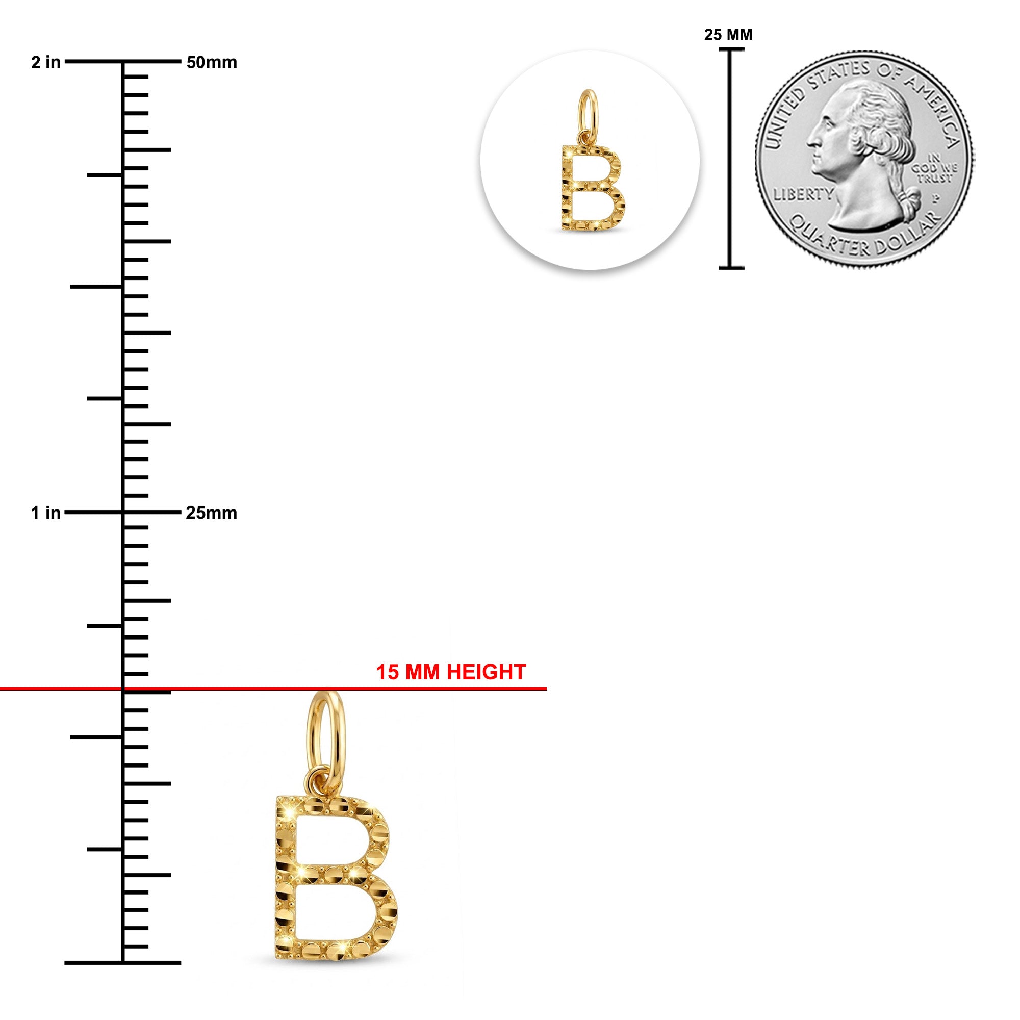 [group:p-10k-gold] Initial Pendant 