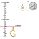 [group:g-10k-gold] Initial Pendant 