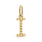 [group:i-10k-gold] Initial I Gold Pendant Front View