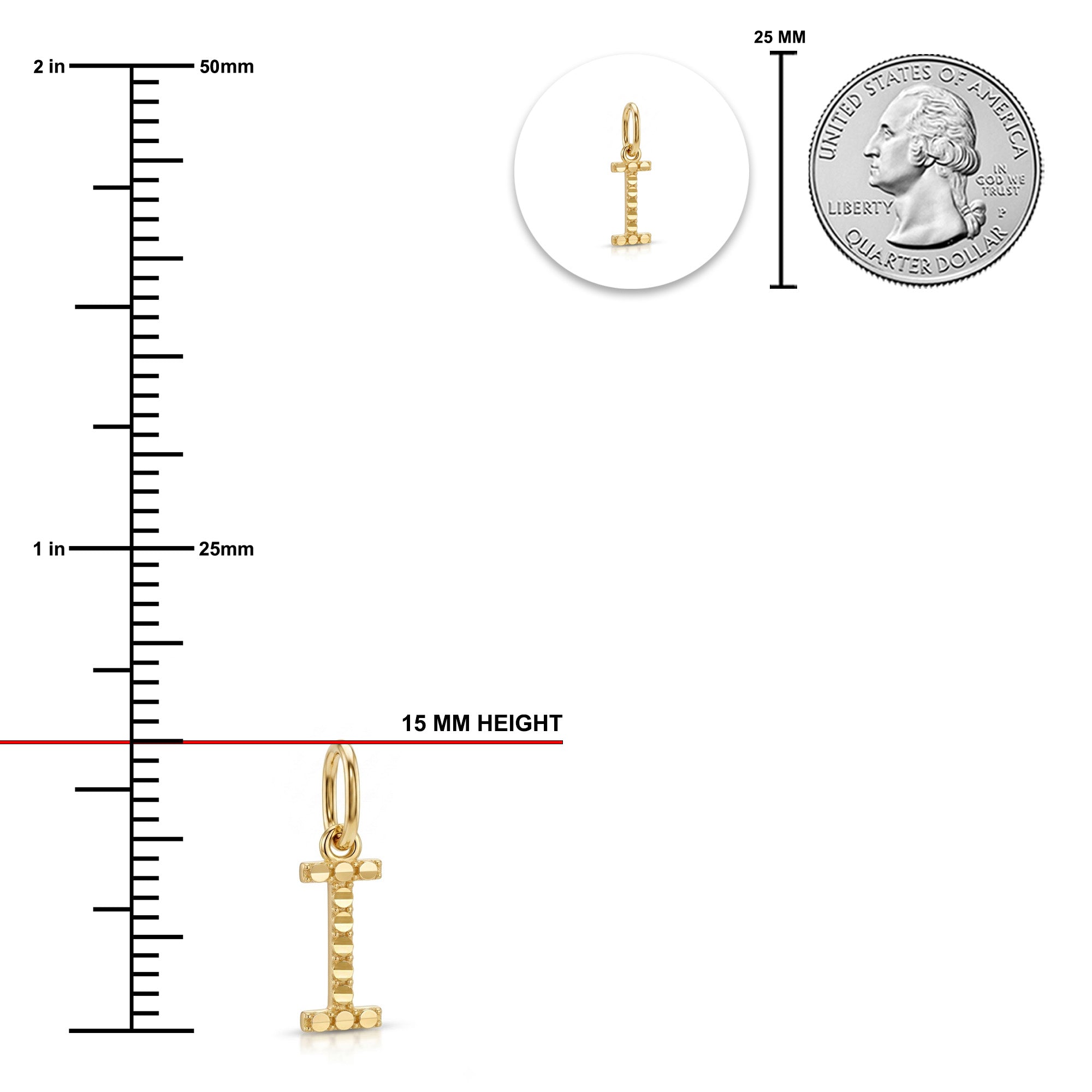 [group:i-10k-gold] Initial Pendant 
