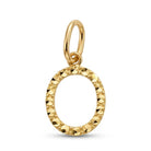 [group:o-10k-gold] Initial O Gold Pendant Front View