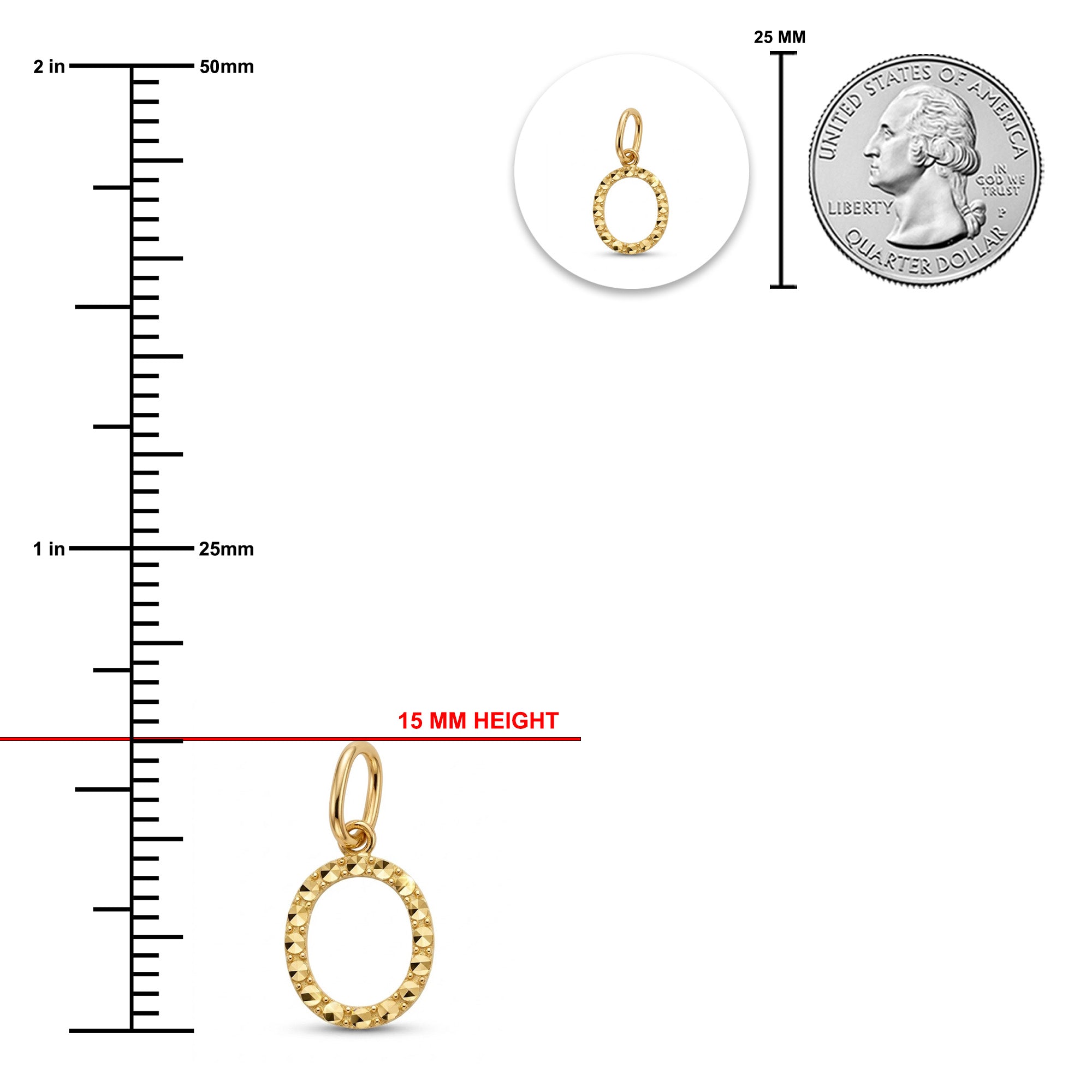 [group:o-10k-gold] Initial Pendant 