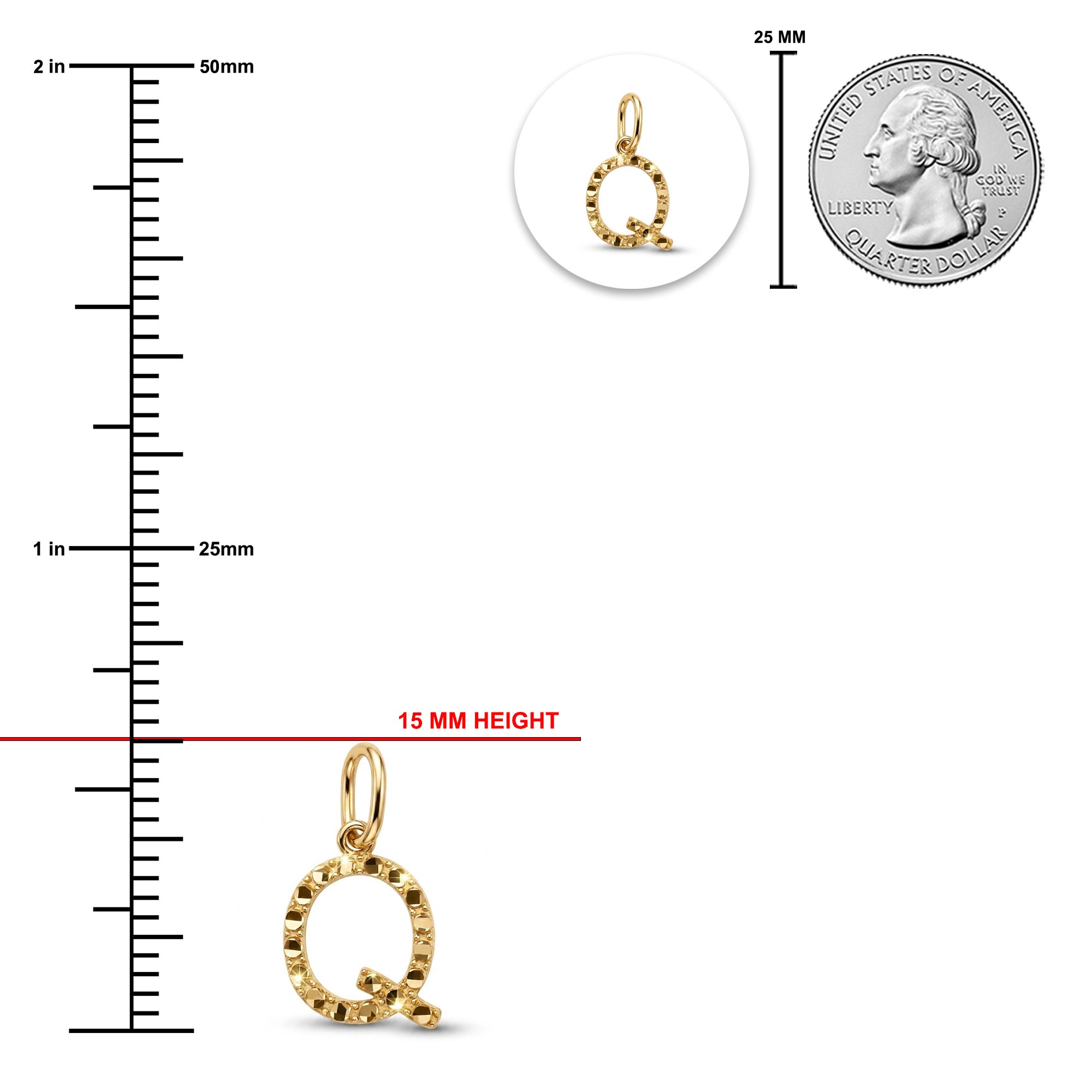 [group:q-10k-gold] Initial Pendant 