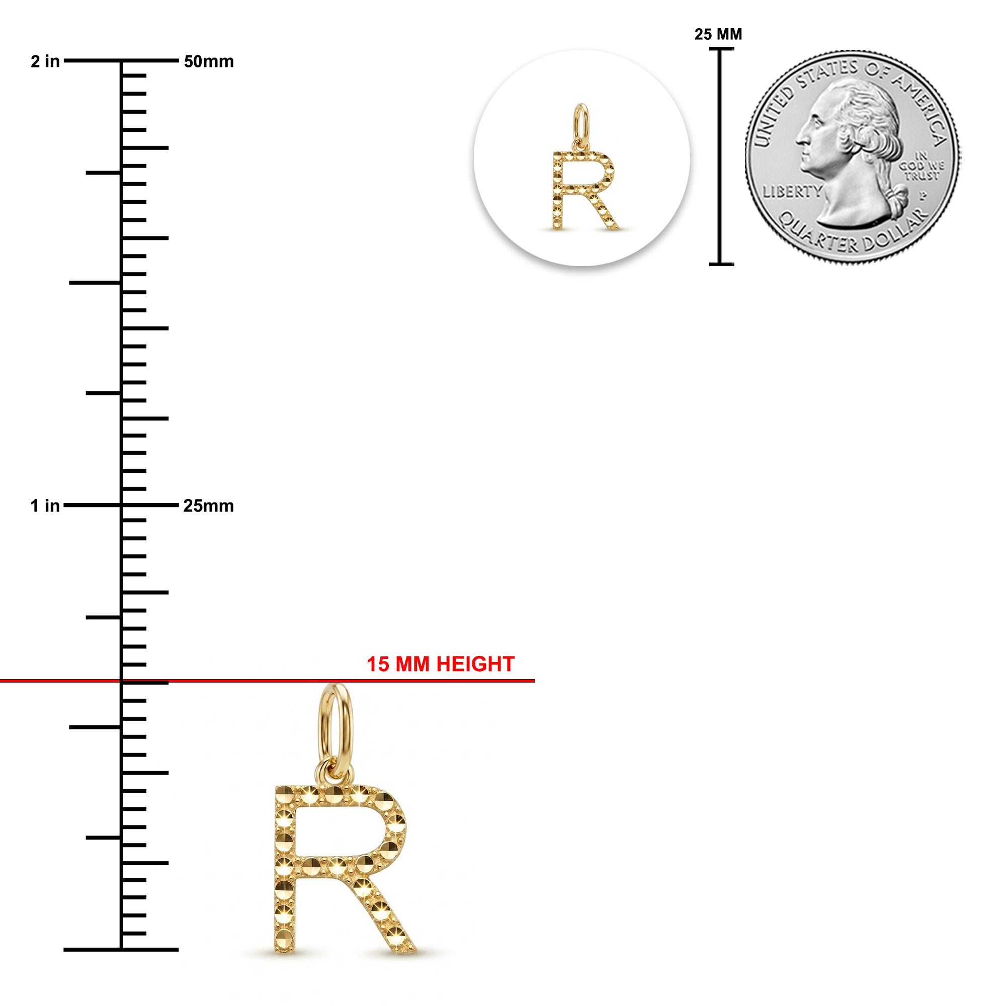 [group:r-10k-gold] Initial Pendant 