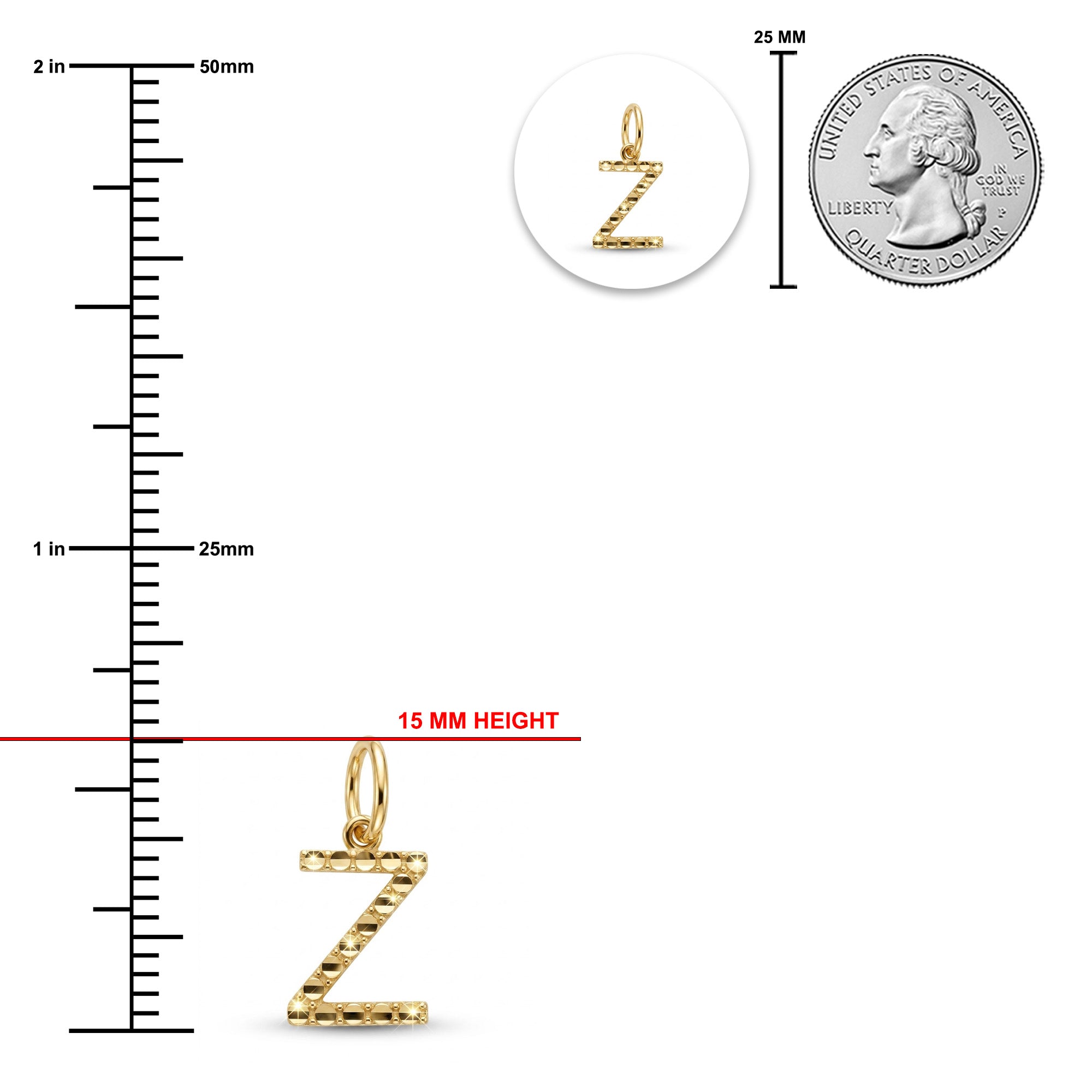 [group:z-10k-gold] Initial Pendant 
