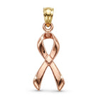 [group:rose-gold] Rose Gold Awareness Ribbon Pendant 