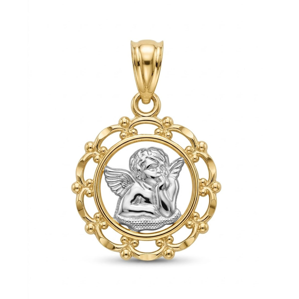 Gold Cherub Pendant